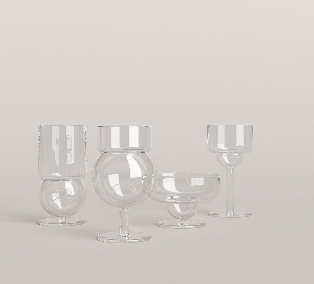 The Contra Dessert Glass by PROSE Tabletop