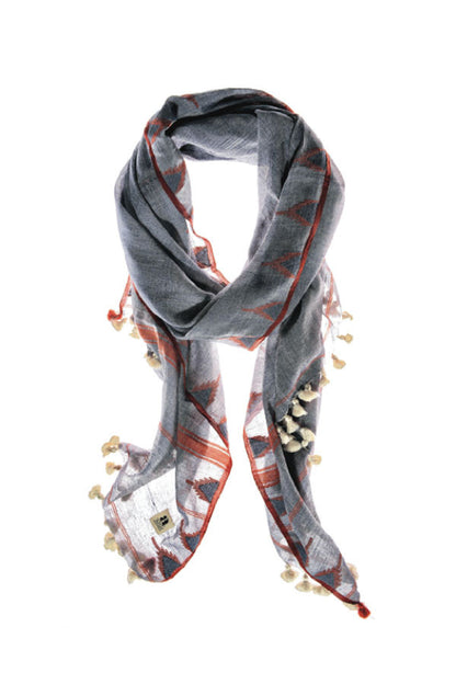 Double Temple Scarf - Emporium of the Modern Man
 - 2