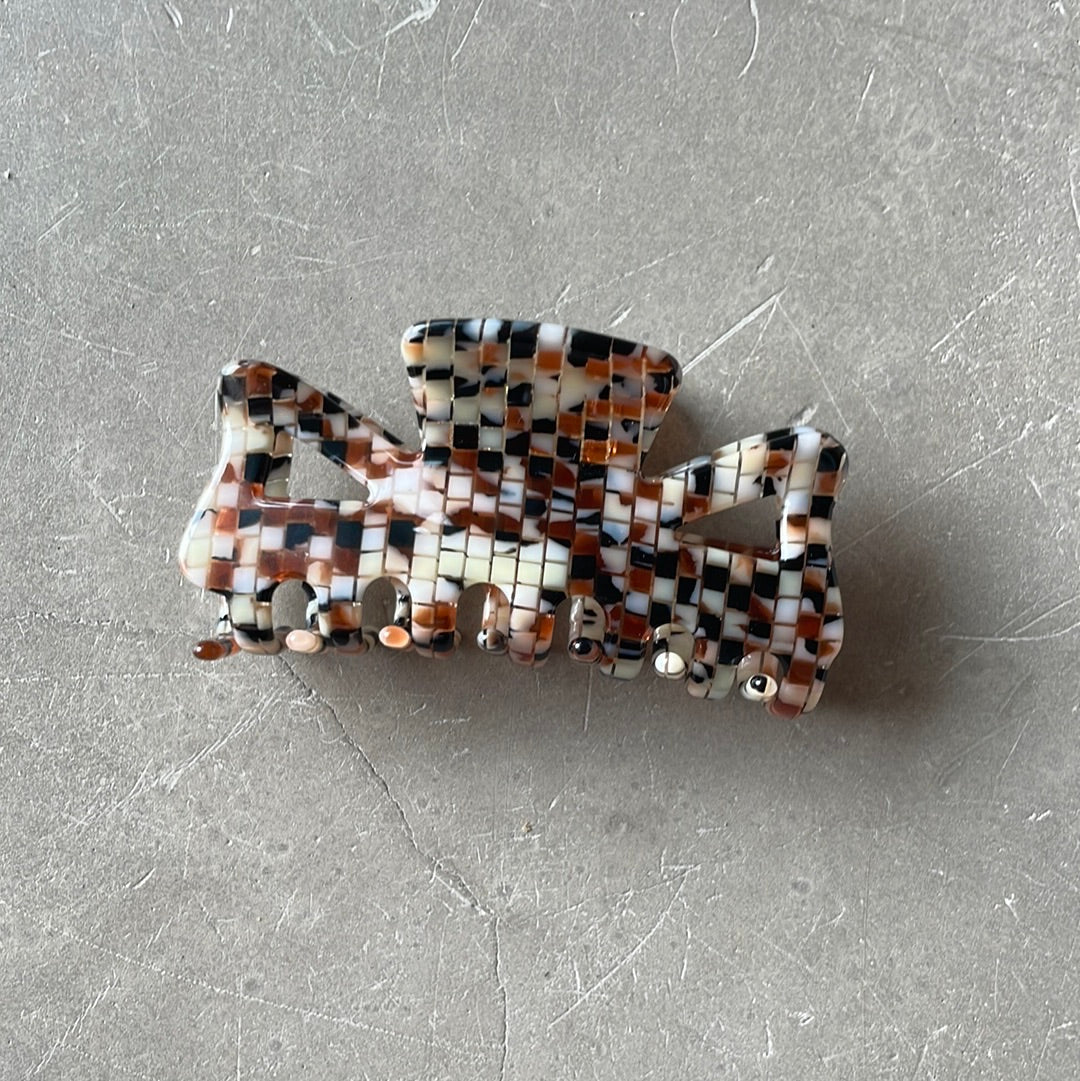 Amethyst Squiggle Hair Claw by Veronique