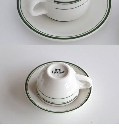 Classic vitrified diner coffee set