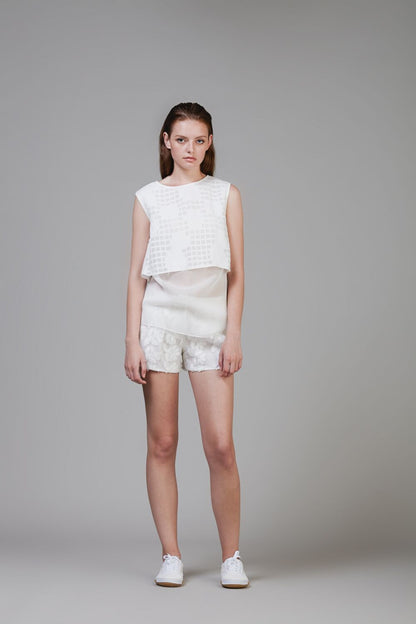 Feather 3D Organza Shorts #28B - Emporium of the Modern Man
 - 5