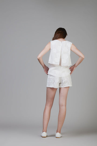 Feather 3D Organza Shorts #28B - Emporium of the Modern Man
 - 7